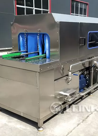 Steam Heating Crate Washer