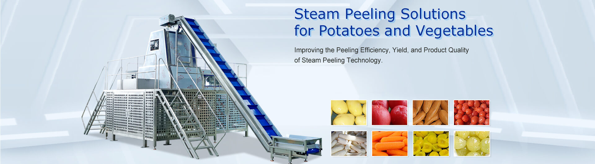 Steam Peeling Solutionsfor Potatoes and Vegetables