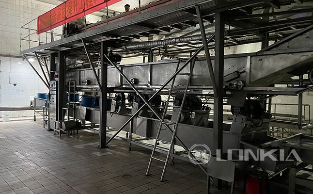 2 T/Hour Bagged Yogurt Water Bath Sterilization Production Line Project in Baoding, China