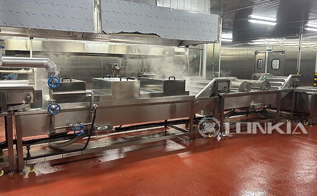 Meatball Blanching and Forming Processing line Project in Malaysia